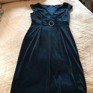 Velvet evening dress